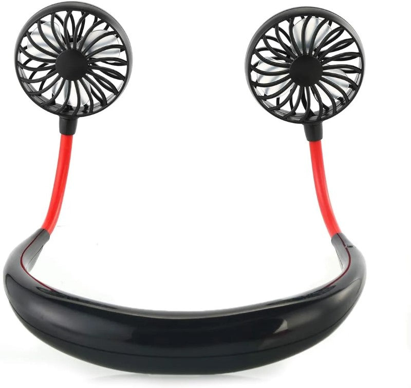 Mini ventilator pentru gat, 1+1 GRATIS, reîncărcabil, USB