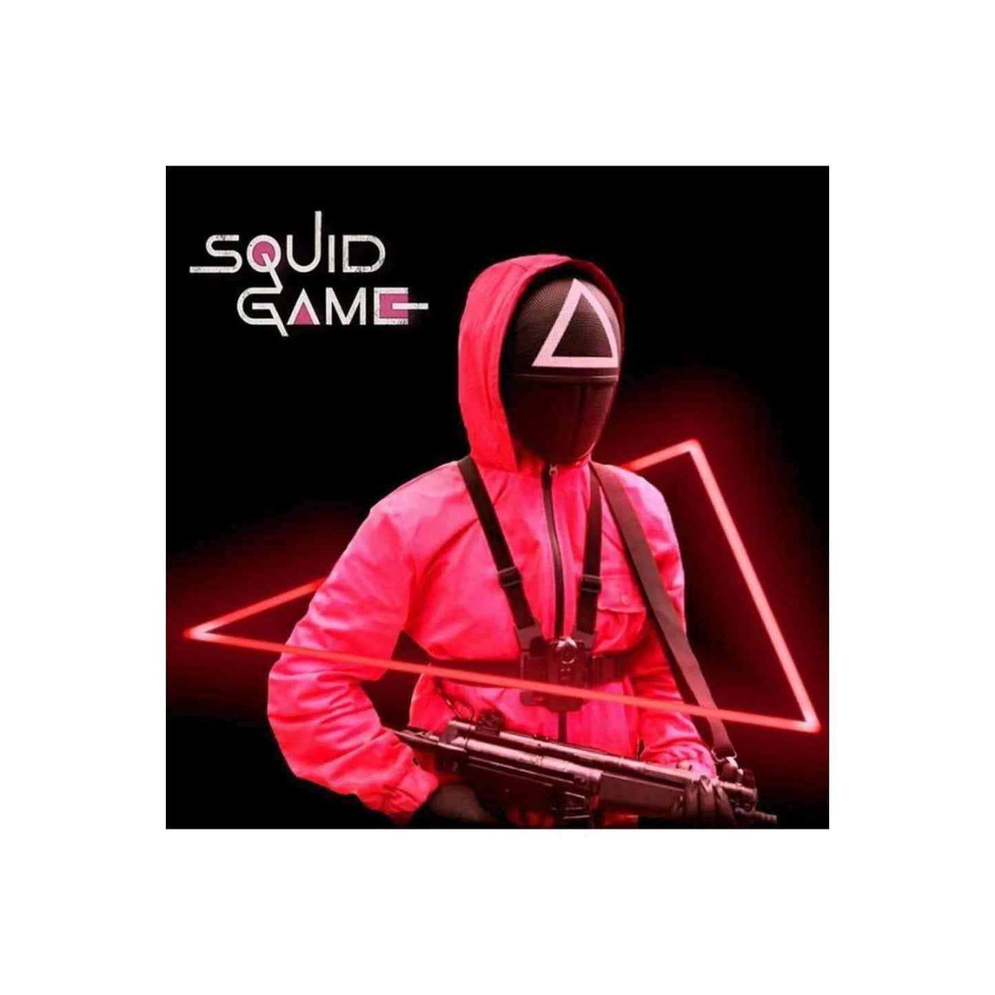 Mască „Squid Game”, Simbol Triunghi! 🎭✨