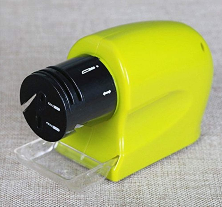 Ascutitor Electric pentru Cutite, Surubelnite, foarfeci, verde