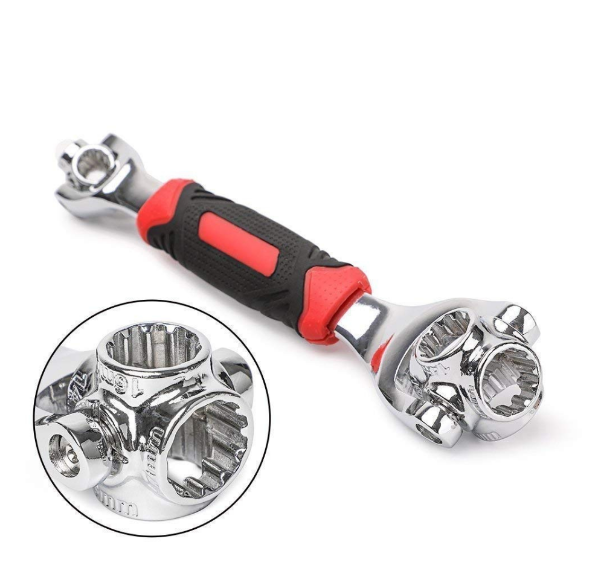 Cheie universala 48 in 1, otel carbon dur, rotire 360 grade
