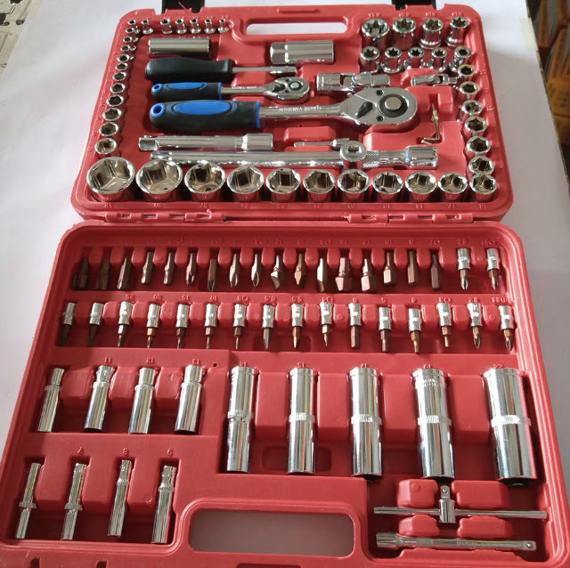 Trusa de scule Profesionala, 108 piese, Chrome Vanadium, cutie depozitare si transport