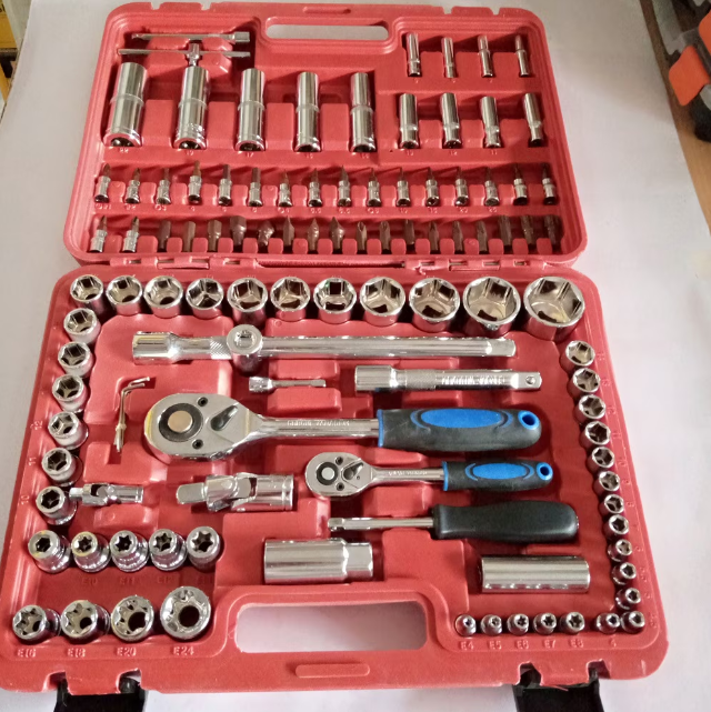 Trusa de scule Profesionala, 108 piese, Chrome Vanadium, cutie depozitare si transport