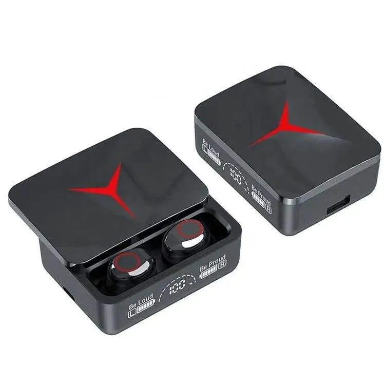 Căști Smart M90 PRO Wireless, Touch, Display Digital – Negru