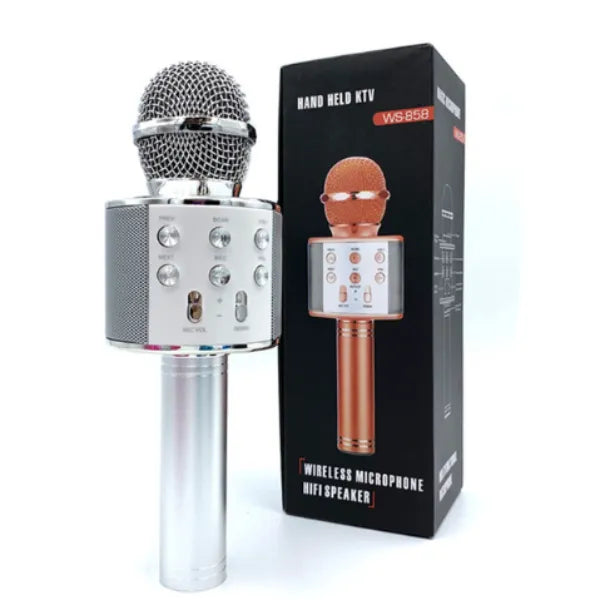 Microfon Wireless pentru Karaoke cu Bluetooth – Distracția începe aici! 🎤