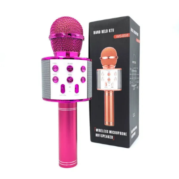 Microfon Wireless pentru Karaoke cu Bluetooth – Distracția începe aici! 🎤