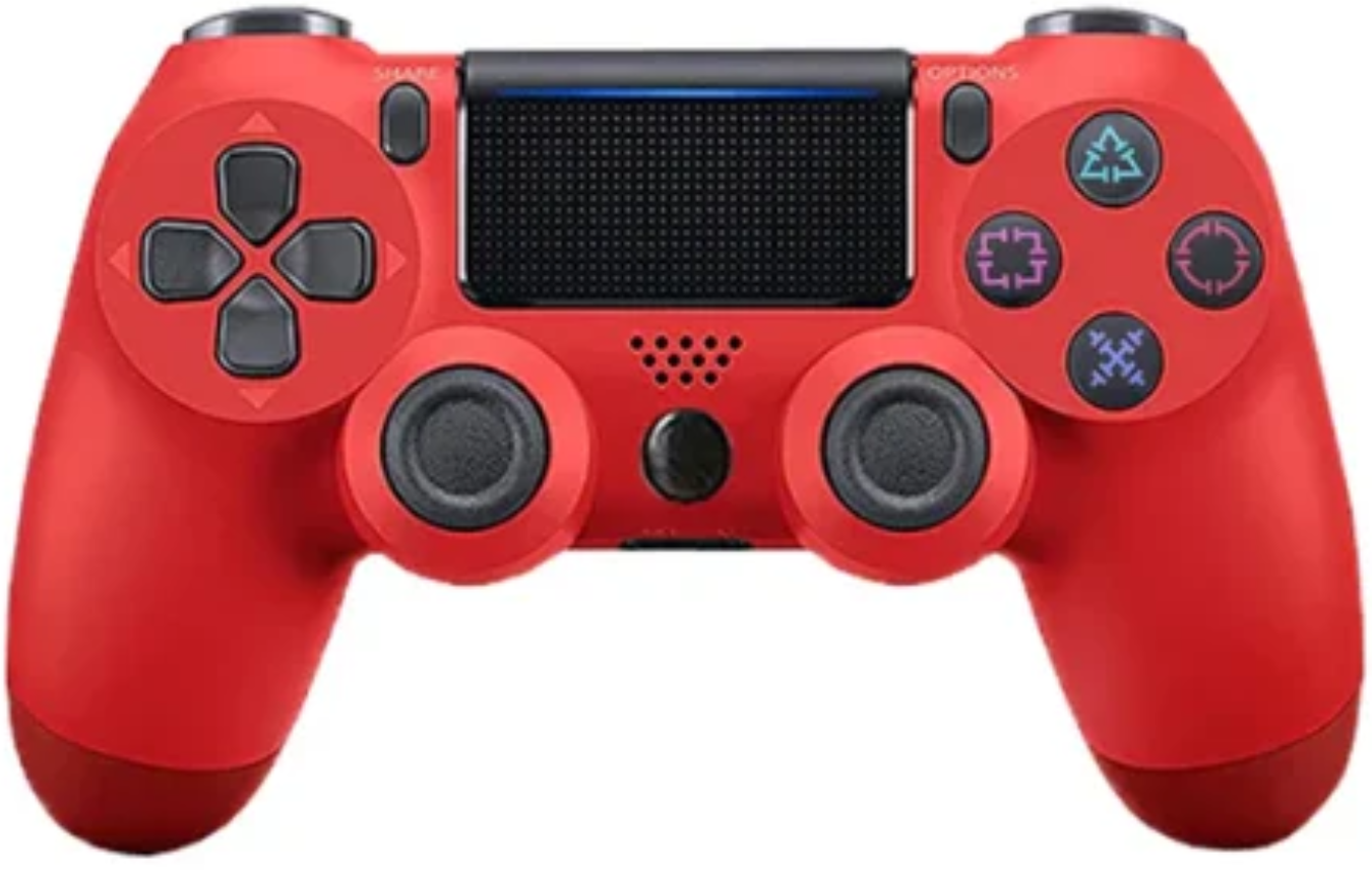Controller wireless doubleshock, compatibil PS4, PSTV si PS Now, rosu