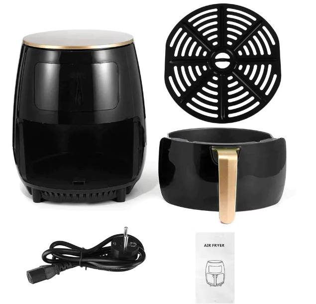 Friteuza Cu Aer Cald, Air Fryer, Afisaj Digital, LCD Touch Control