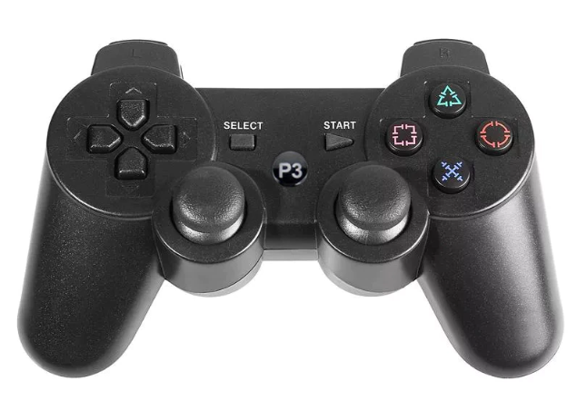 Controller Gamepad Wireless compatibil PS3, PC DoubleShock, Negru