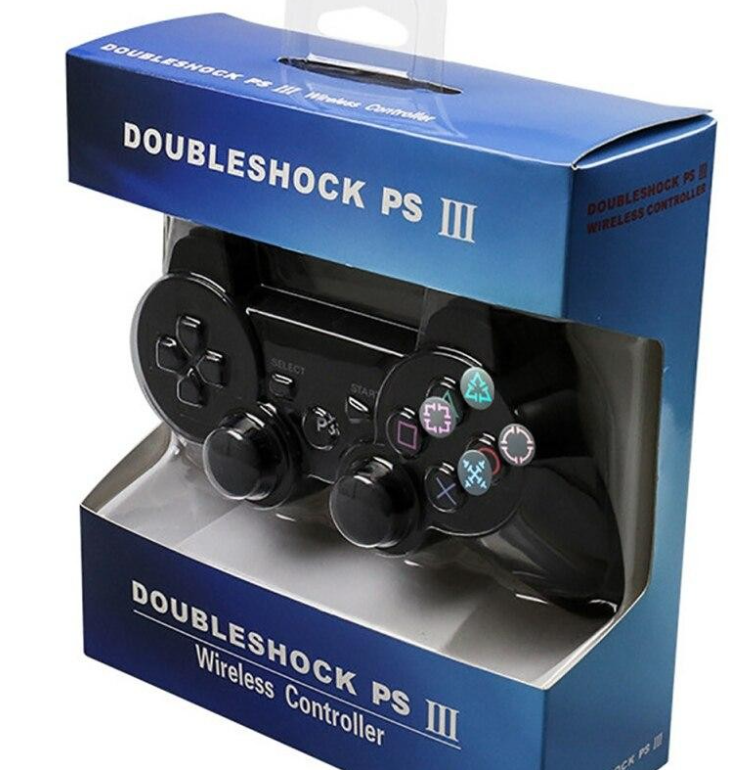 Controller Gamepad Wireless compatibil PS3, PC DoubleShock, Negru