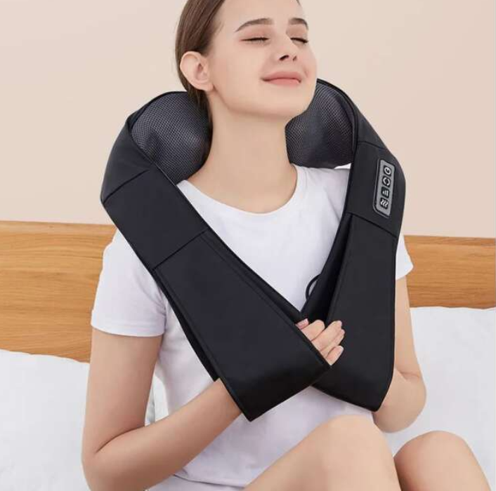 Aparat de Masaj Shiatsu 3D Bidirecțional – Relaxare Completă pentru Gât, Spate, Umeri, Picioare și Talie