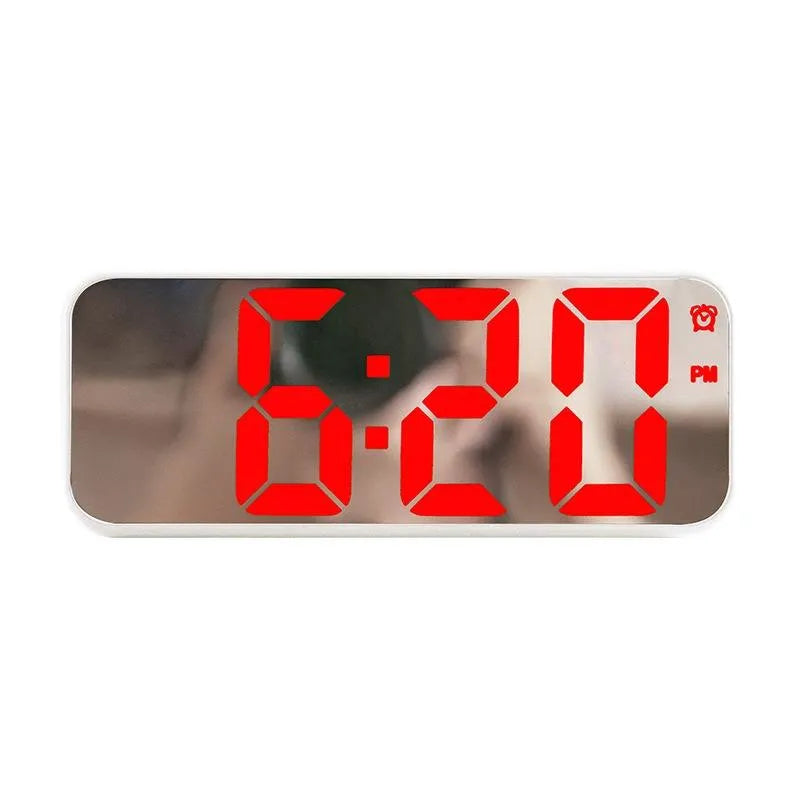 Ceas Digital cu Afișaj LED Roșu – Eleganță și Funcționalitate în Același Timp! 🌟