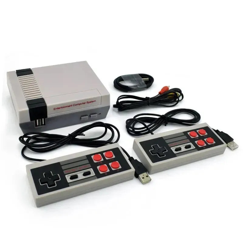 Consola gaming retro cu 2 controllere, 620 de jocuri, multiplayer, cu cele mai indragite jocuri