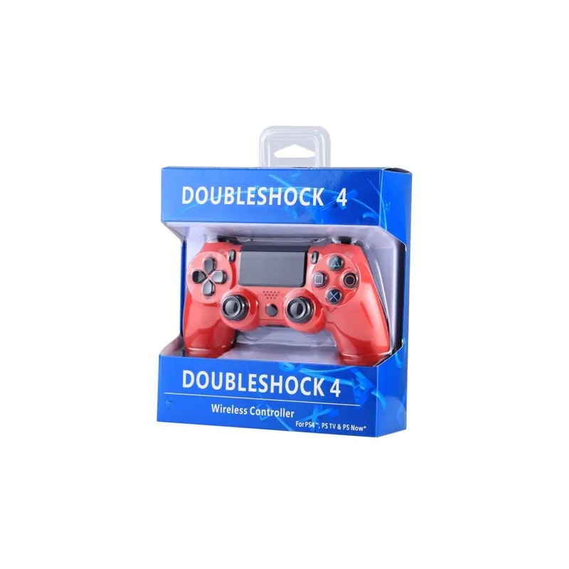 Controller wireless doubleshock, compatibil PS4, PSTV si PS Now, rosu