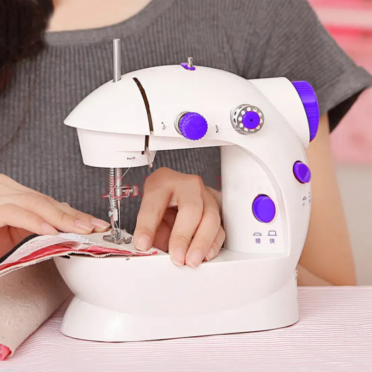 Set Mini Mașină de Cusut Electrică – Accesorii Incluse, Control Automat de Cusut, Compactă și Puternică! 🧵