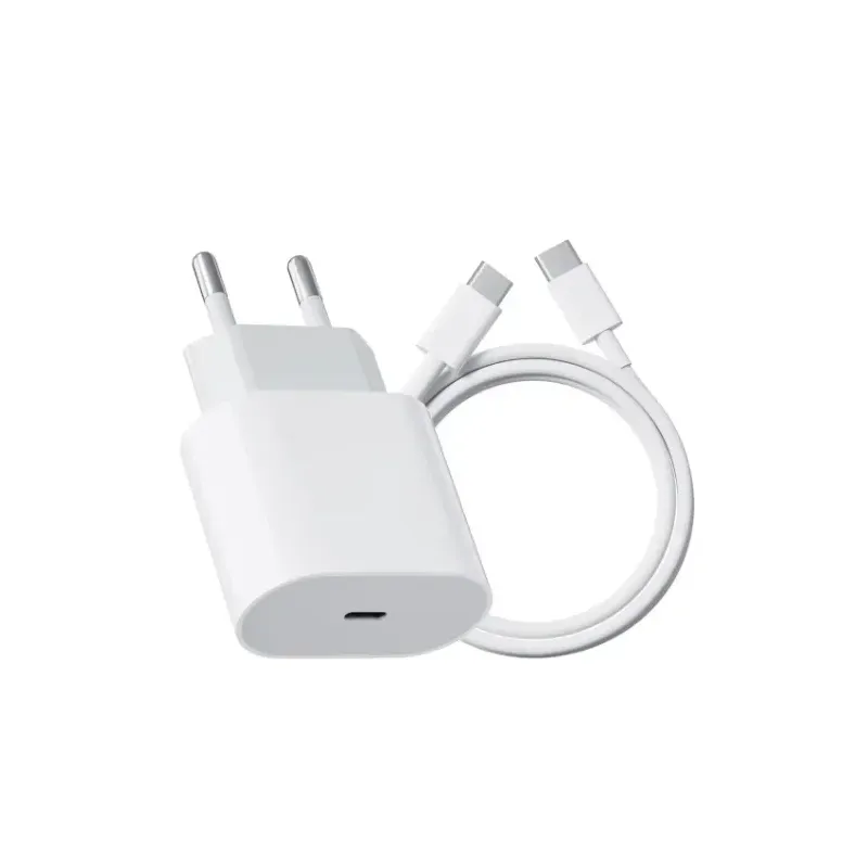 Încărcător Universal Type-C / Type-C – Fast Charge, 20W, Alb ⚡