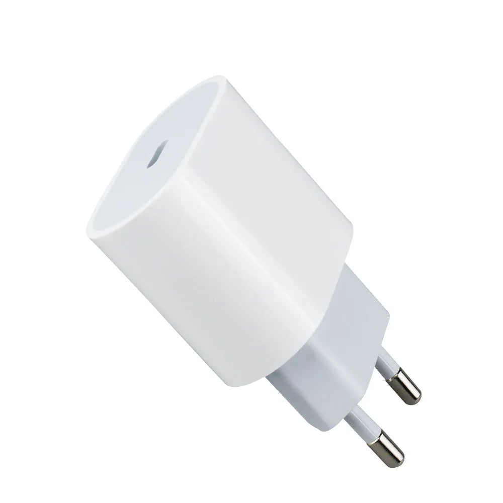 Încărcător Universal Type-C / Type-C – Fast Charge, 20W, Alb ⚡