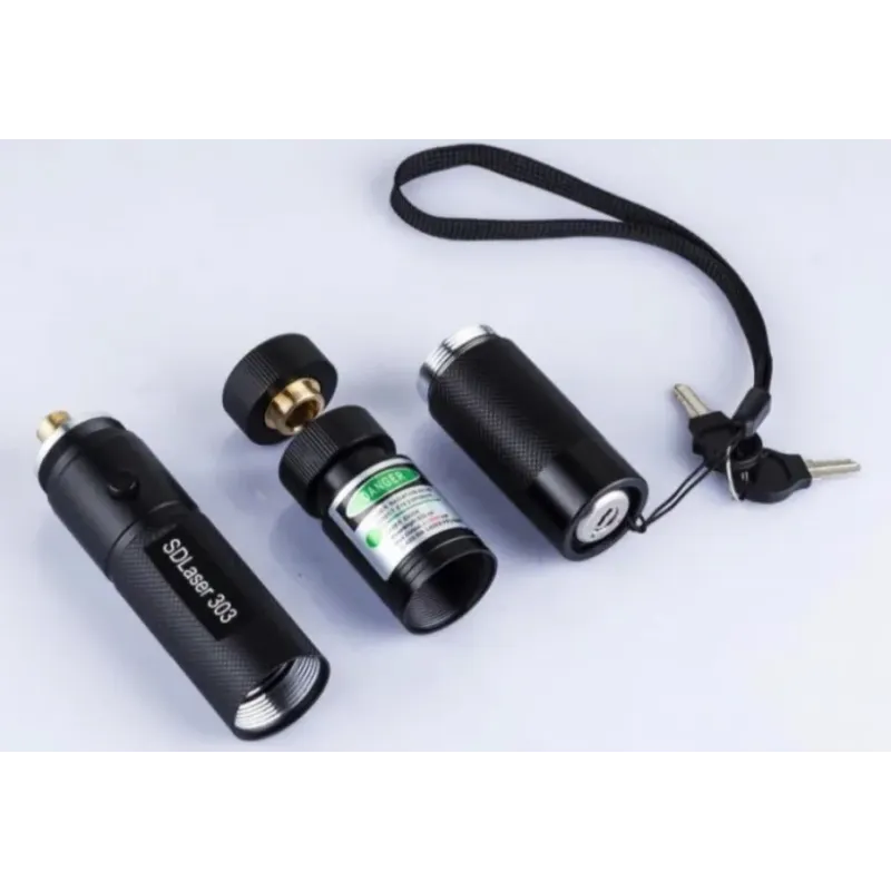 Laser Pointer Verde, raza actiune pana la 10 km pentru camping si drumetii, 1000 mW, acumulator inclus