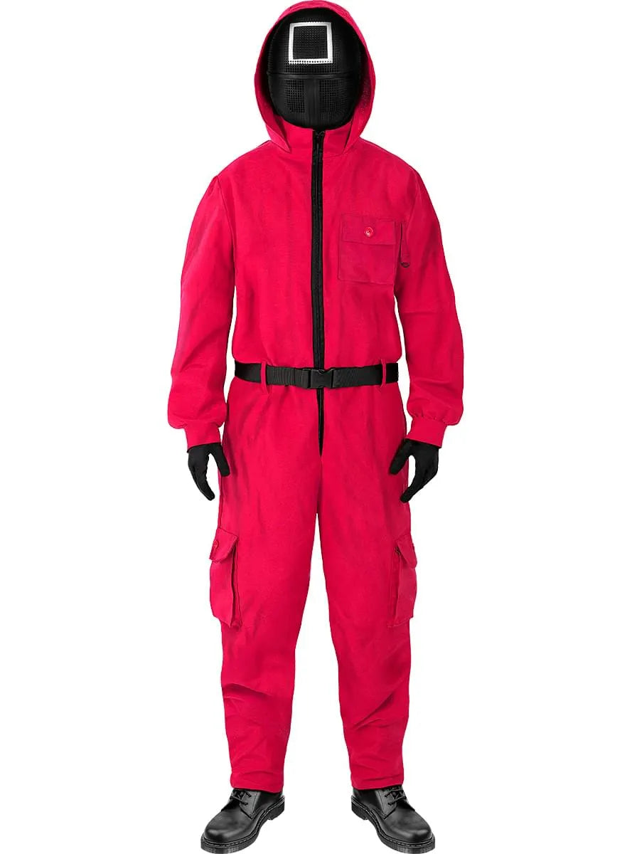 Mască „Squid Game” cu Simbol Patrat 🎭✨