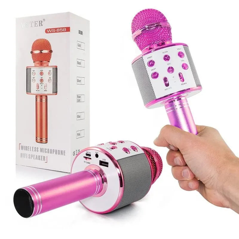 Microfon Wireless pentru Karaoke cu Bluetooth – Distracția începe aici! 🎤