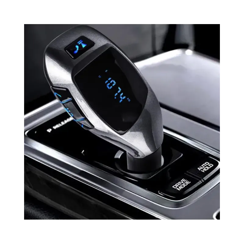 Modulator FM auto cu Bluetooth, Portabil, X5, Negru