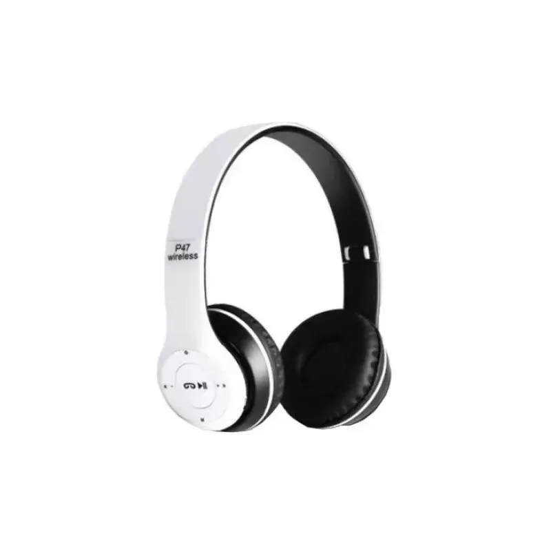 Căști Audio P47 Wireless Bluetooth – Alb