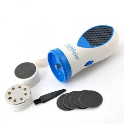 Aparat Pedi Spin pentru ingrijirea calcaielor, compact si practic