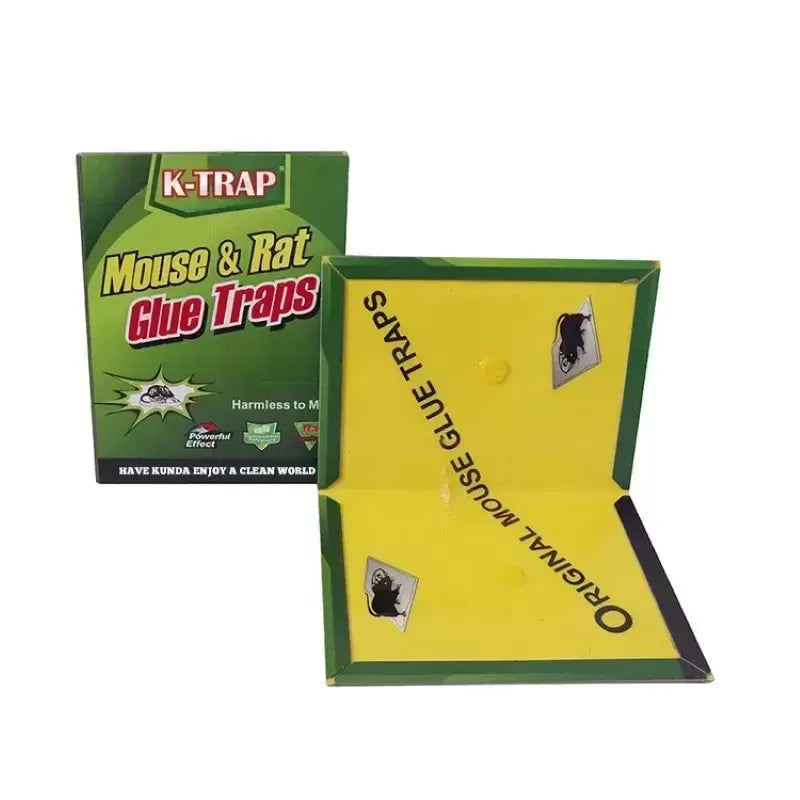 Set 10 Bucăți Capcană Lipici pe Carton pentru Rozătoare – Tip Carte