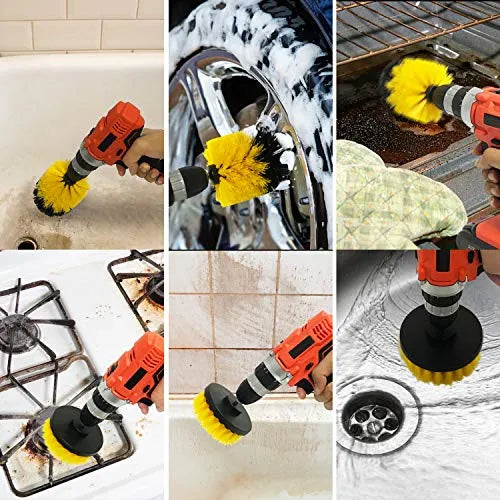 Perii pentru Mocheta și Uz Casnic/Profesional - Cu Adaptor pentru Bormașină! 🧹✨