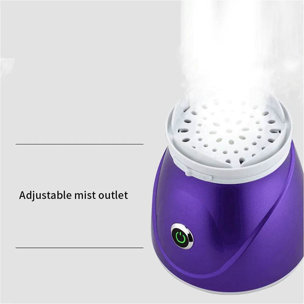 Saună Facială și Nazală 2 în 1 – Putere 150 W, Încălzire Rapidă, Stimulează Circulația Sanguină, Mov