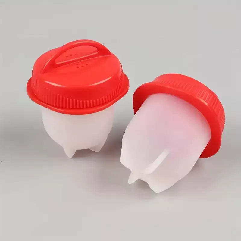 Set 6 forme de silicon EggDishes pentru fiert oua fara coaja
