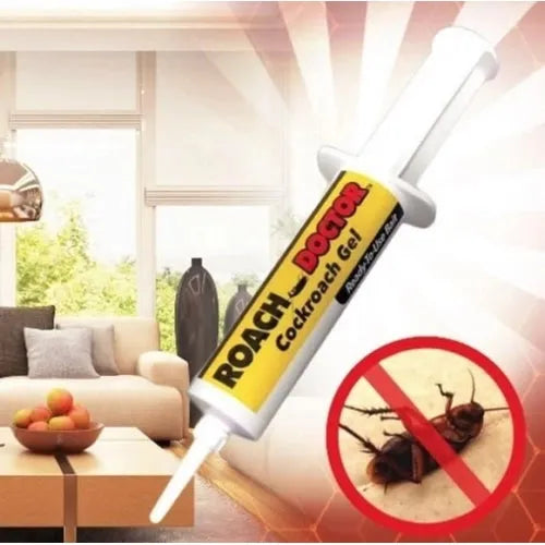 Setul de 3 Insecticide Tip Serigă Doctor Roach, solutie antigandaci
