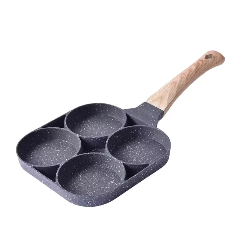 Tigaie pentru Mic Dejun, Oua si mini Pancake pentru aragaz, plite cu inductie si electrica