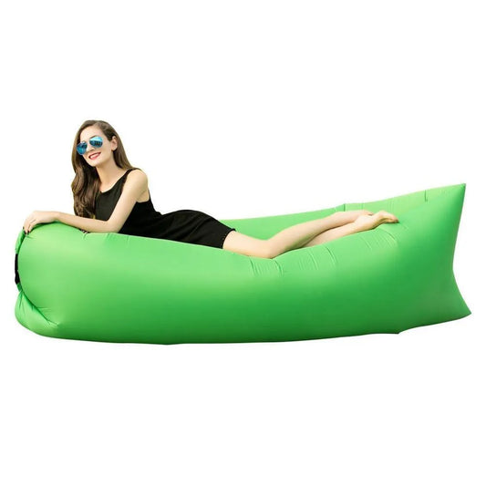Saltea Gonflabilă Lazy Bag Tip Sezlong – Perfectă pentru Camping, Plajă și Piscină! 🏖️