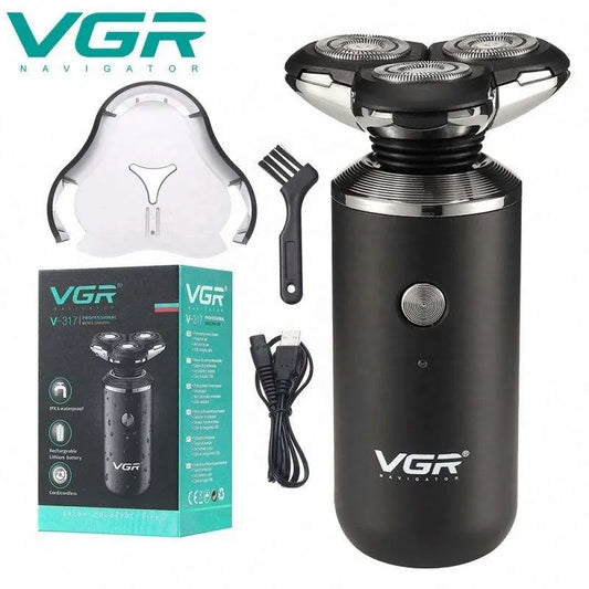 Aparat Electric pentru Barbă, Fără Fir, Portabil VGR V317 💈✨