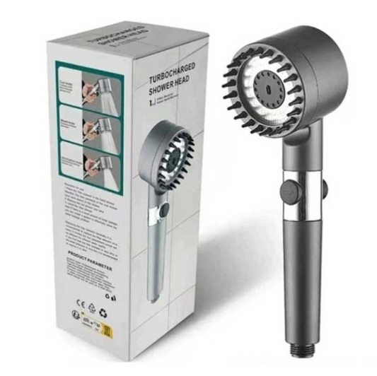 Para de dus cu perie de masaj incorporata, TURBOCHARGED