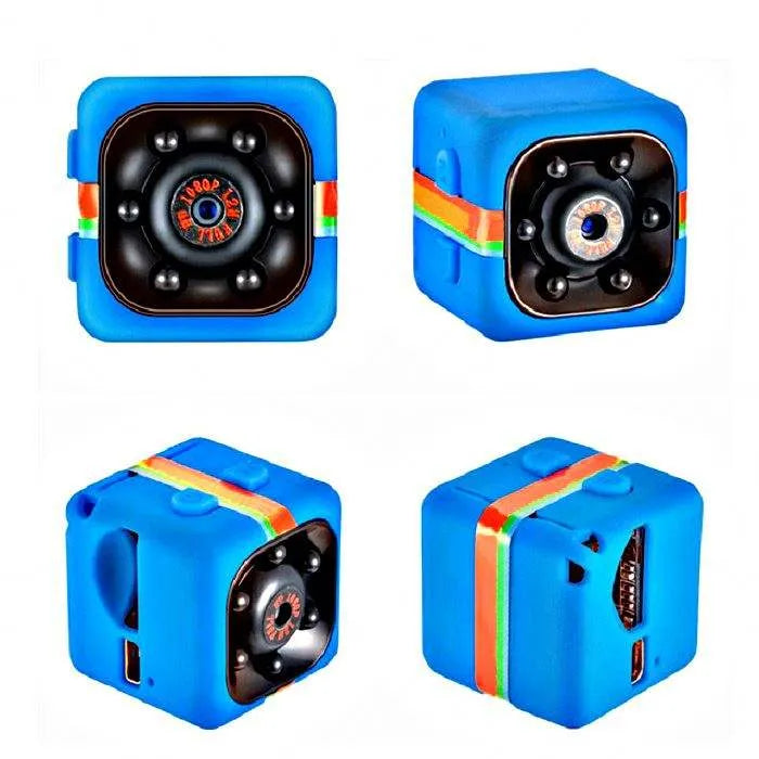 Mini camera video SQ11, Full HD, cu functie video si foto, Blue