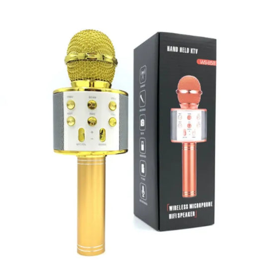 Microfon Wireless pentru Karaoke cu Bluetooth – Distracția începe aici! 🎤