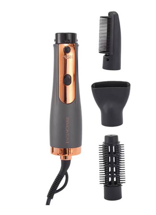 Perie cu aer cald 3 in 1, model RE-2061, putere 3000w, gri