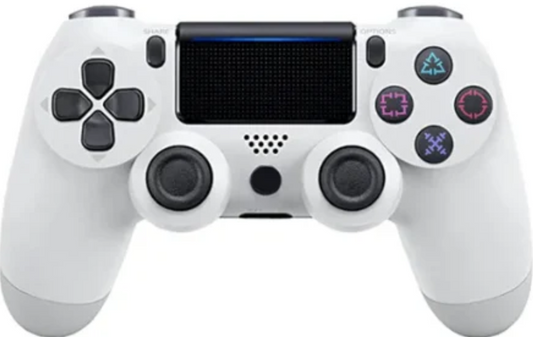 Controller wireless doubleshock, compatibil PS4, PSTV si PS Now, Alb