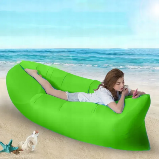 Saltea Gonflabilă Lazy Bag Tip Sezlong – Perfectă pentru Camping, Plajă și Piscină! 🏖️