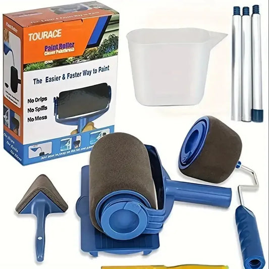 Set trafalet, cu umplere si rezervor cu recipient, Albastru